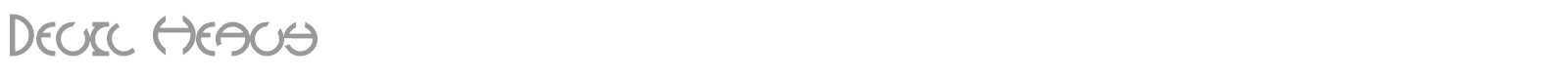 Devil Heavy font preview